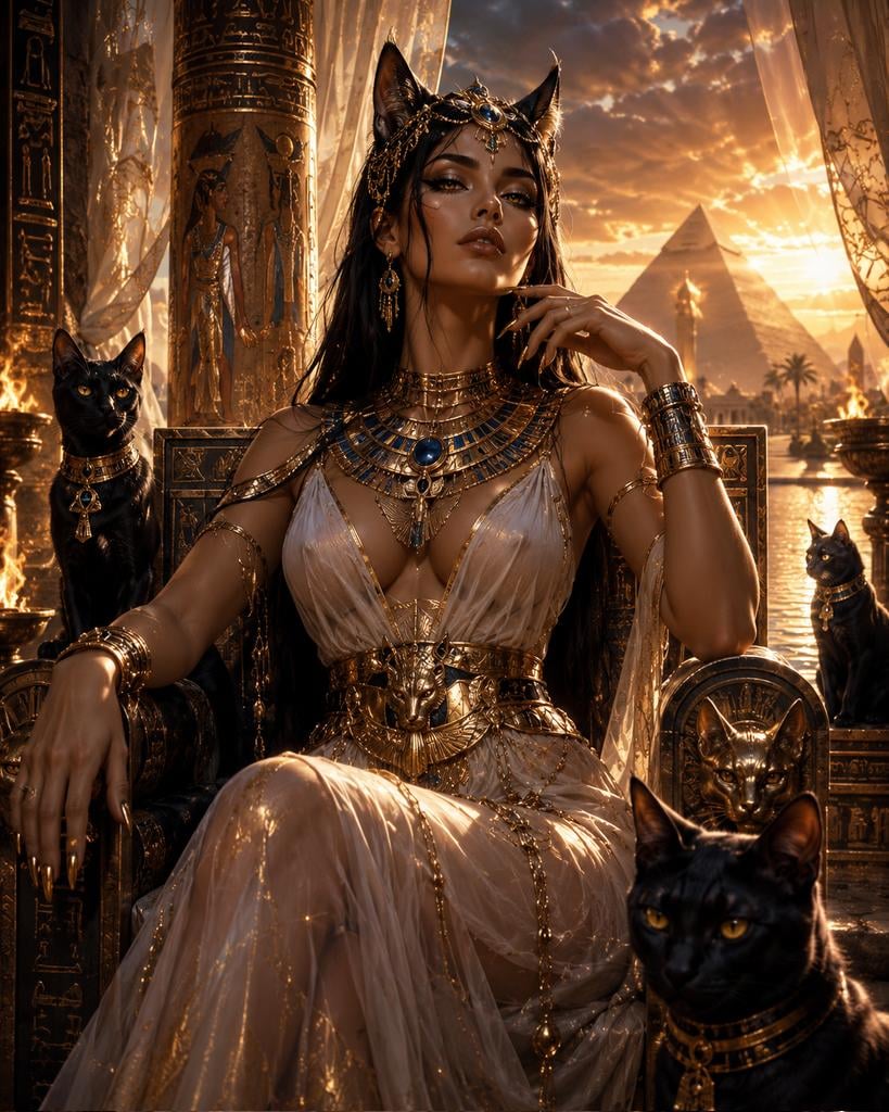 Bastet Mythical Wallpaper (4K) — GPT Image 2