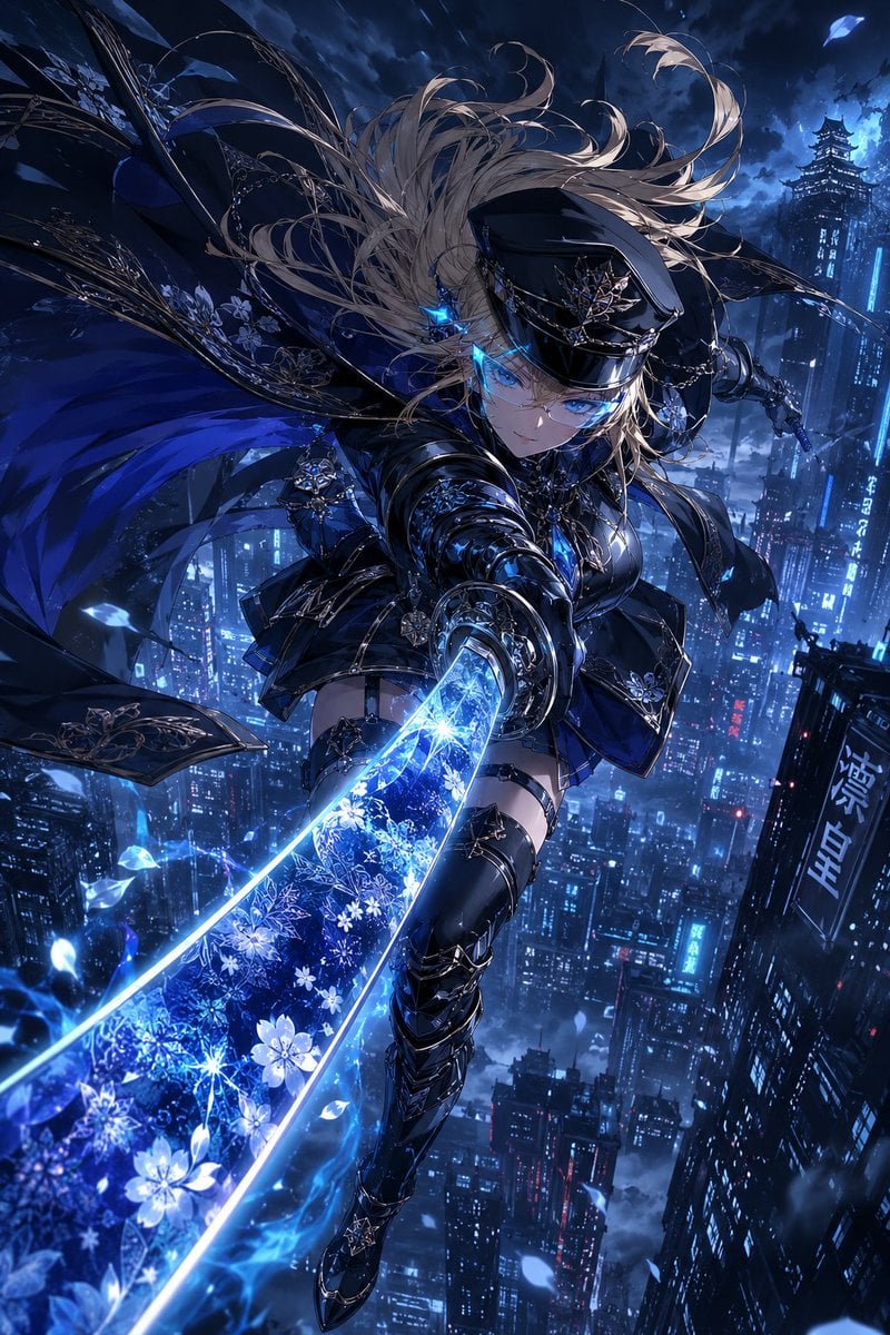 Sword Night Sky Wallpaper (4K) — GPT Image 2