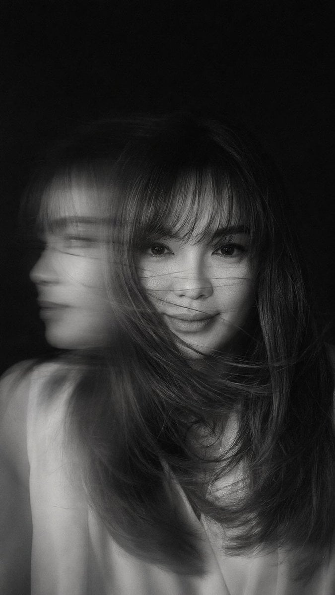 Black and White Cinematic Wallpaper — Moody Portrait Lock Screen (4K) | AI