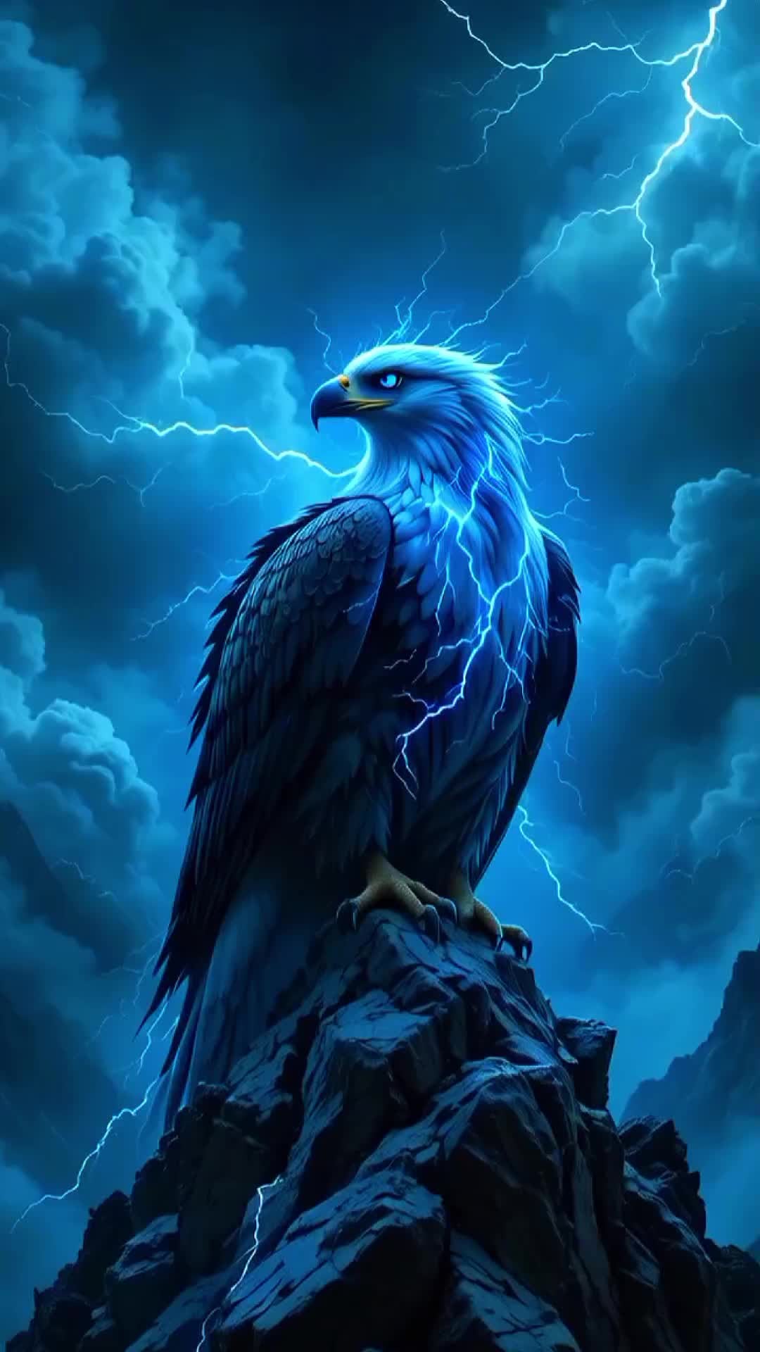 Eagle Storm AI Live Wallpaper