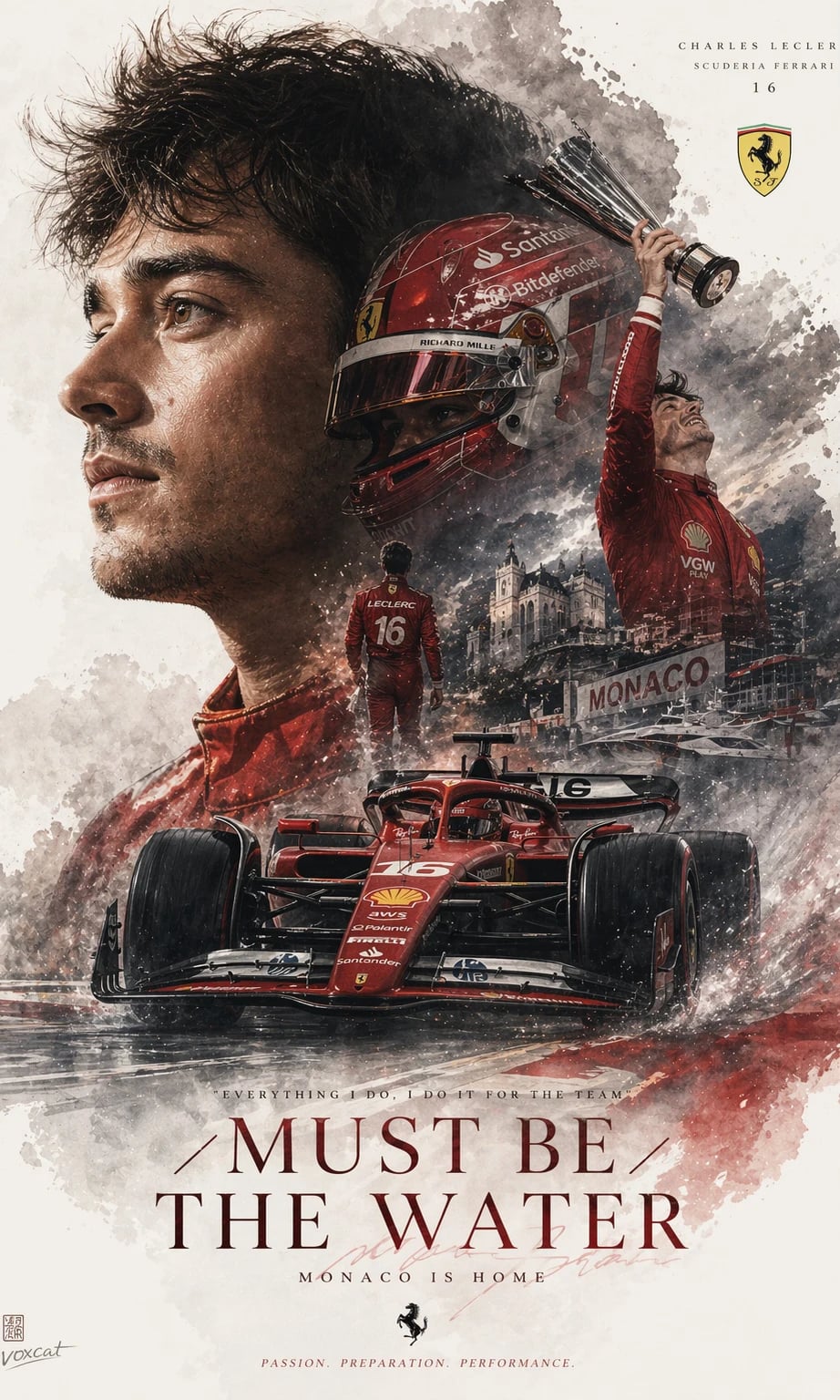 F1车手印象水墨风海报 由gpt生成 wallpaper