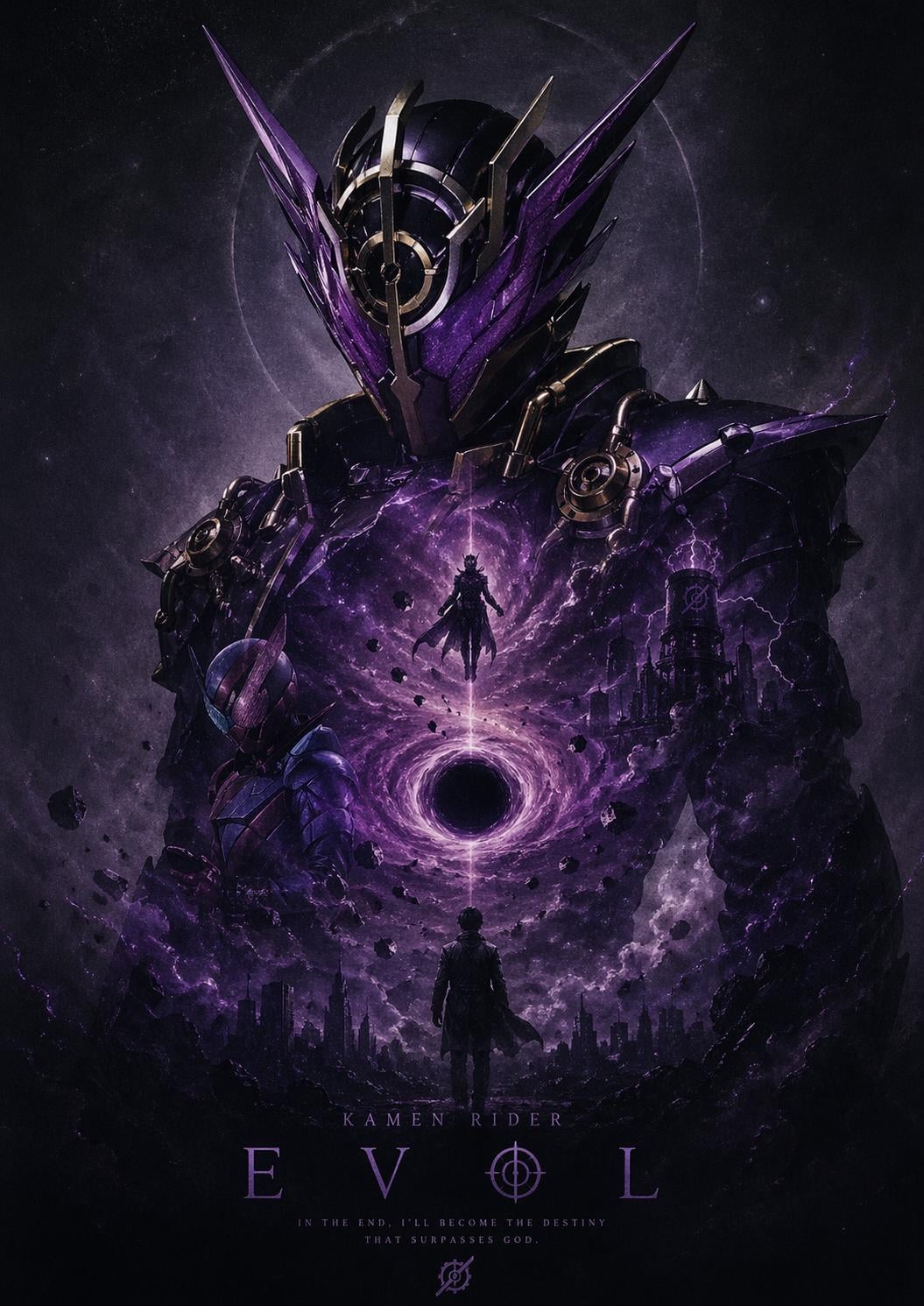 GPT Image 2 Kamen Rider AI Poster Phone Wallpaper wallpaper