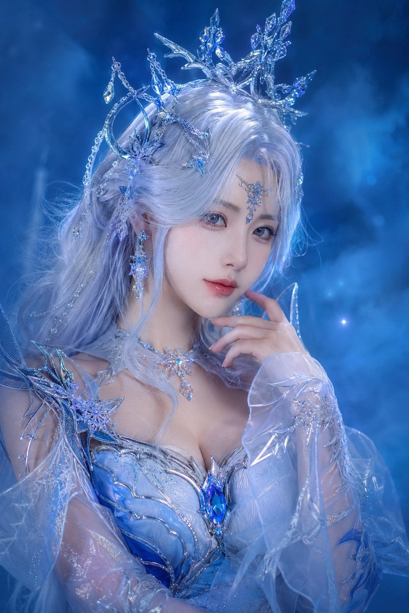 Cosplay Portrait Glow Phone Wallpaper — GPT Image 2 wallpaper