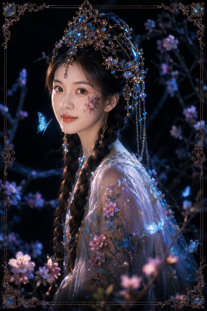 Dark Fantasy Phone Wallpaper — Oriental Myth Portrait (4K Download) | AI wallpaper