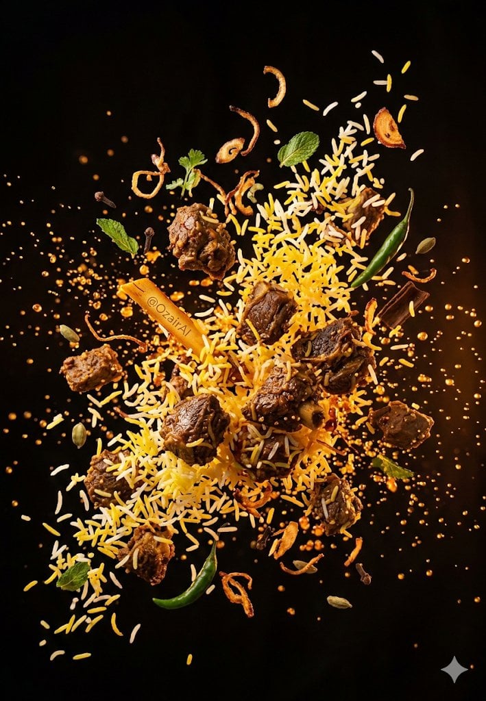 GPT Image 2 Floating Ingredients Explosions images Wallpaper Prompt — Poster Workflow