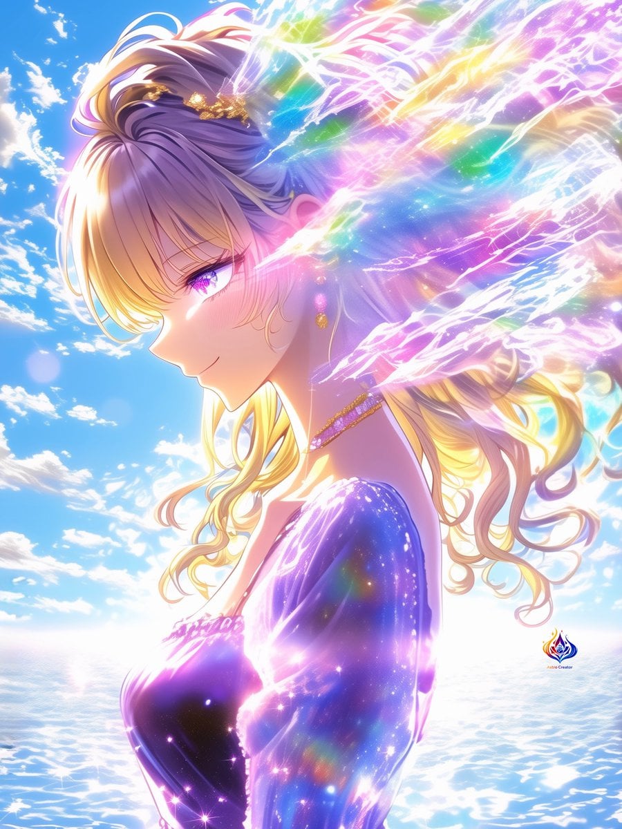 GPT Image 2 Celestial Fantasy Portrait Wallpaper — AI wallpaper
