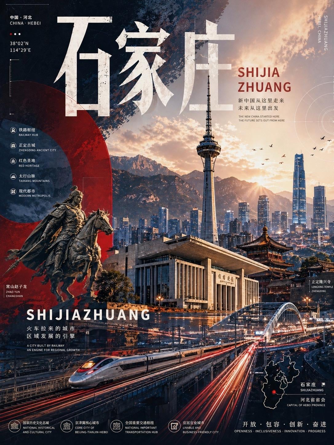 GPT Image 2 Hebei Travel Poster Phone Wallpaper