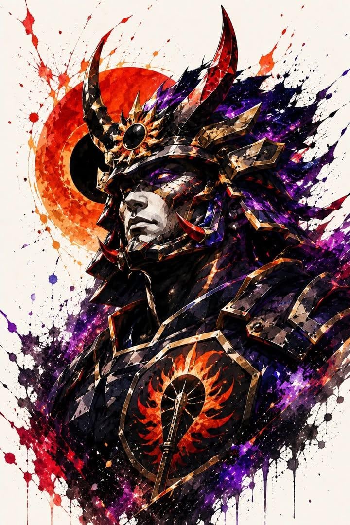 Epic Samurai Warrior Poster Phone Wallpaper — GPT Image 2
