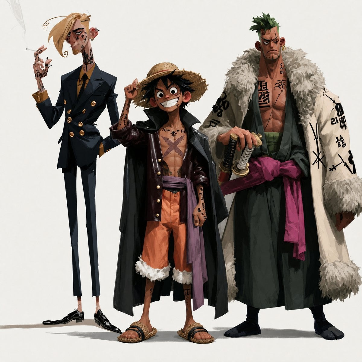 GPT Image 2 One Piece Straw Hat Wallpaper — Anime Poster