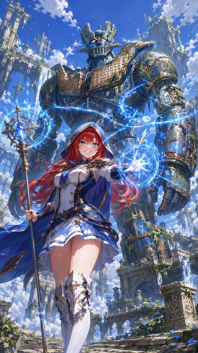 Anime Cinematic Wallpaper — Traditional Style Hero (4K) | AI wallpaper
