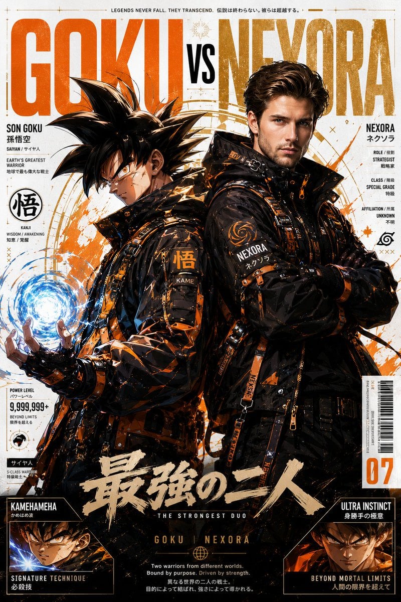 Anime Techwear Street Poster Phone Wallpaper — GPT Image 2 wallpaper