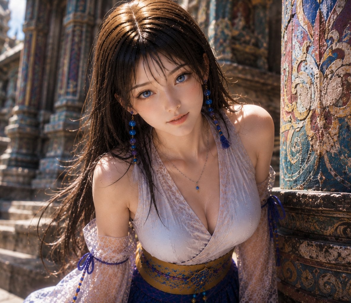Overhead Fashion Wallpaper — Cold Sweet Portrait (4K) | AI wallpaper