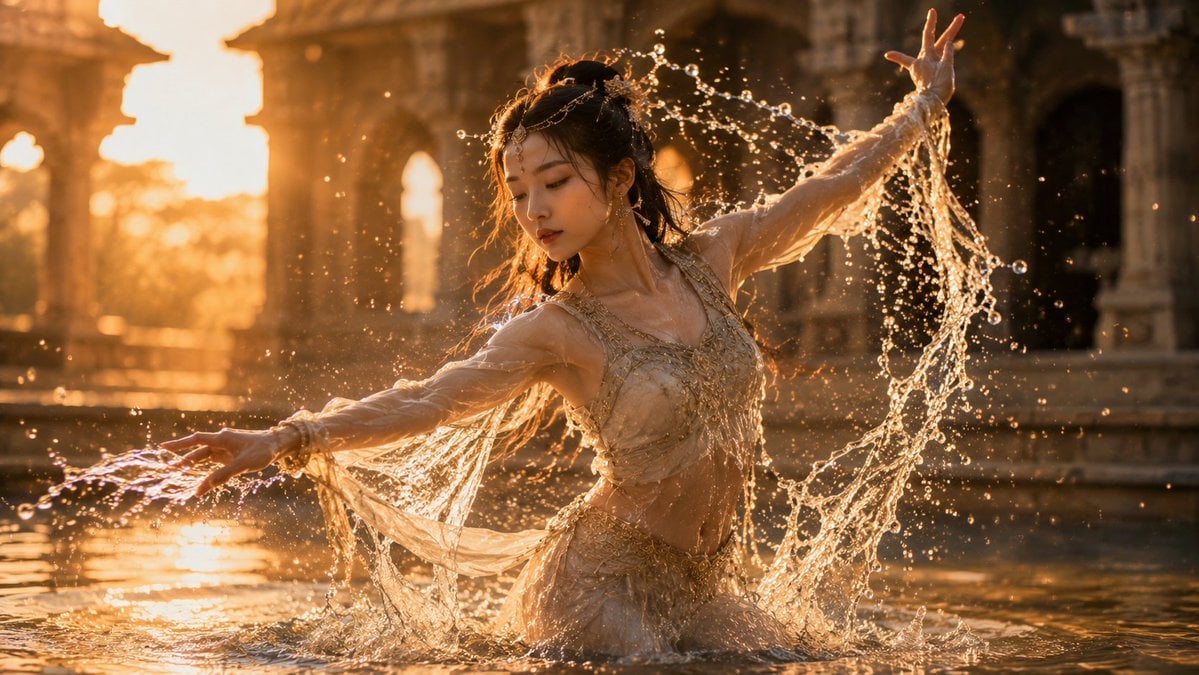 Dance Motion Portrait Wallpaper — Frozen Movement Lock Screen (4K Download) | AI Wallpaper wallpaper
