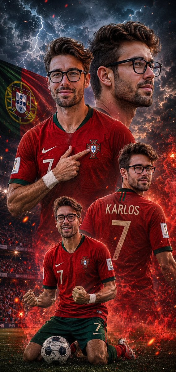 Football Match Poster Wallpaper — Cinematic Sports Phone Lock Screen (4K) | AI Wallpaper wallpaper