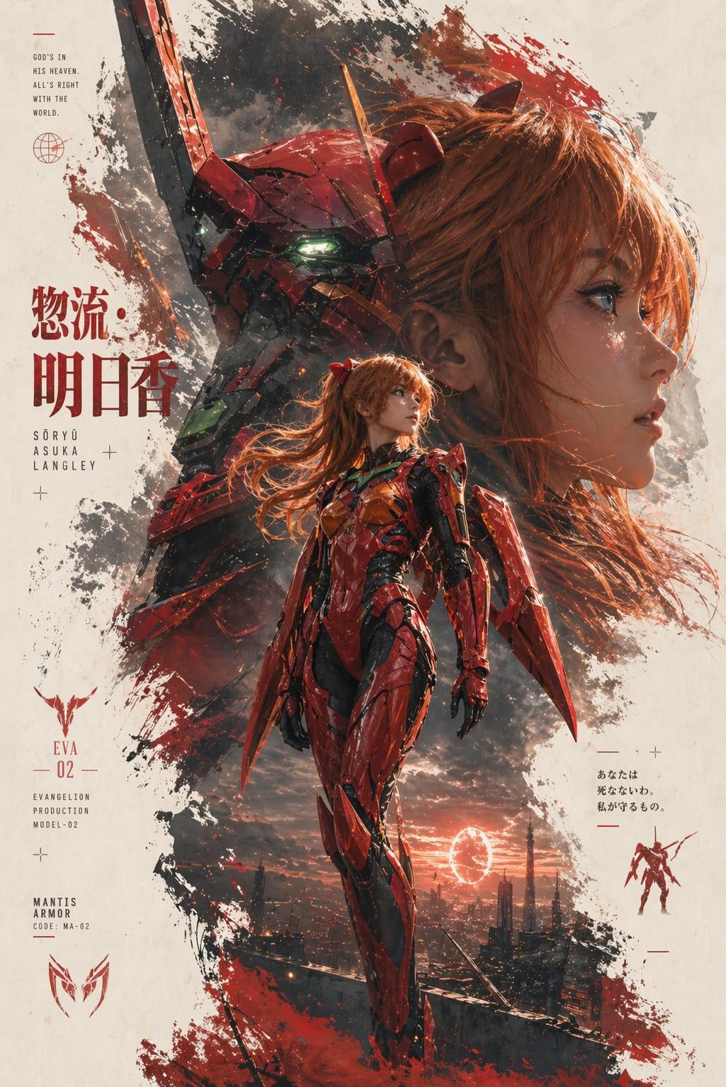 Manga Art AI Poster Wallpaper