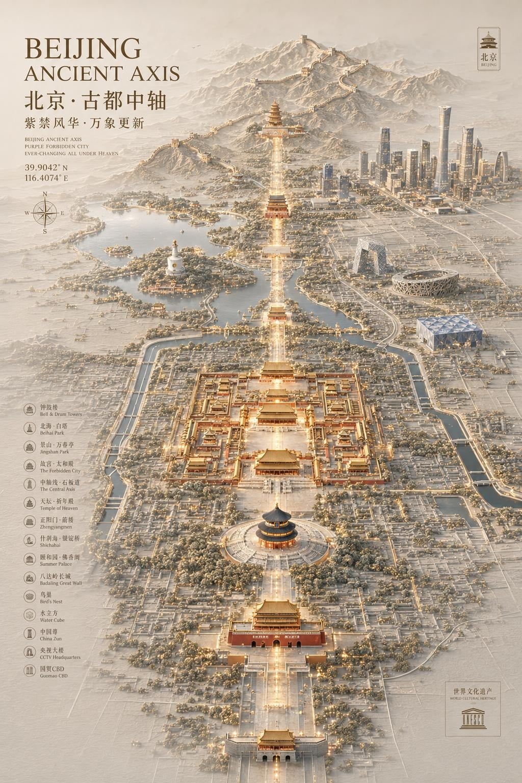 GPT Image 2 City Microscape Poster Wallpaper