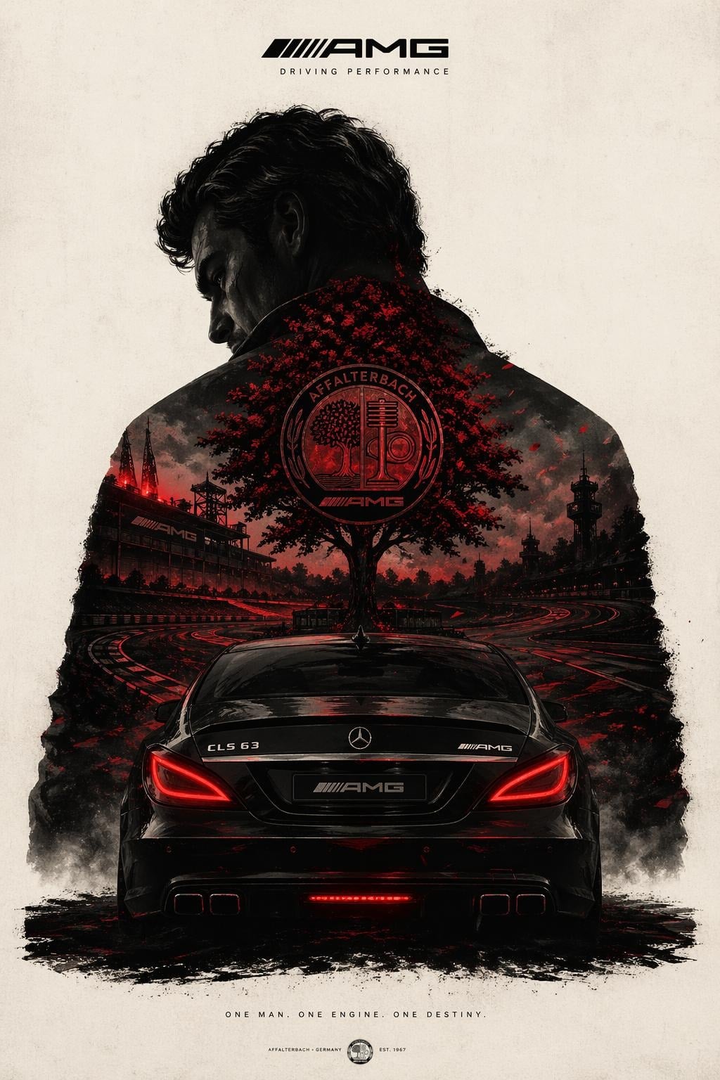Luxury Car AI Poster Wallpaper