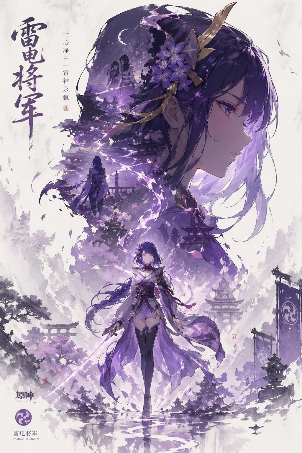 GPT Image 2 Purple Anime Wallpaper Prompt: Vertical Poster Workflow